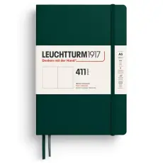 Leuchtturm Notebook A5 hard 411s Forest Green Plain