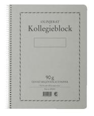 Kollegieblock 90g olinjerat