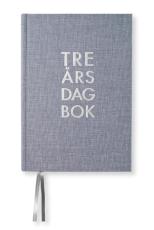 3-årsdagbok A5 Textile Denim