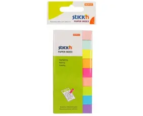 Indexflikar 50x12mm Rainbow 