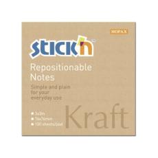 Notisblock 76x76 mm 100 Blad Kraftpapper