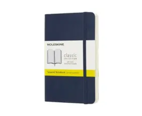 Moleskine Plain Classic Notebook Large - Blå 