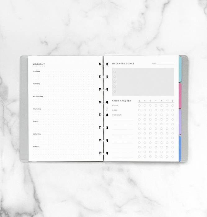 Filofax Wellness Tracker Notebook Refill - A5 