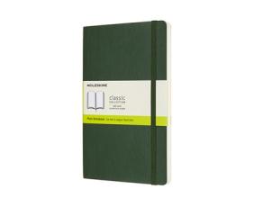 Moleskine Moleskine Classic Soft Large Plain Notebook Myrtle Green - Kalenderkungen.se