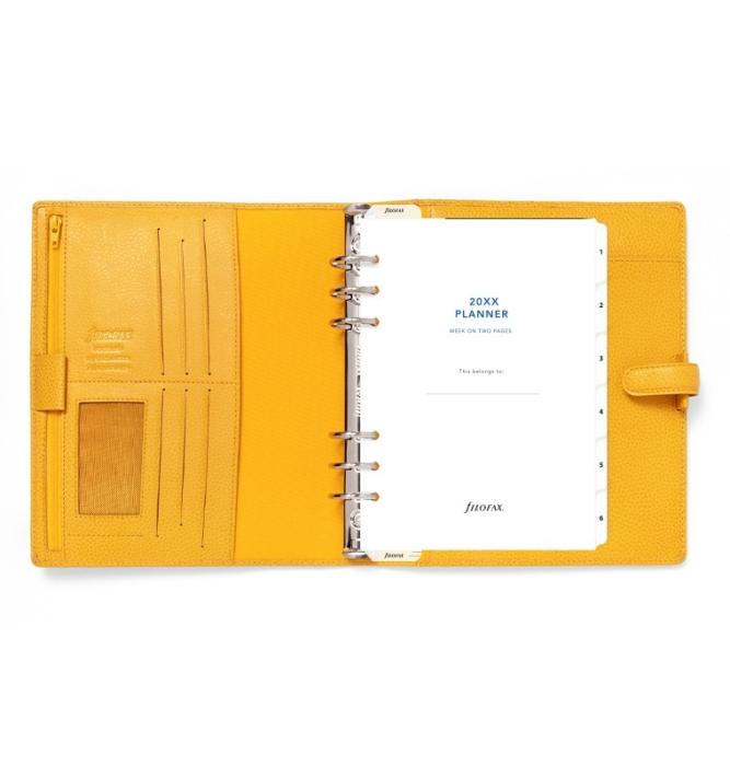 Filofax Finsbury A5 Mustard