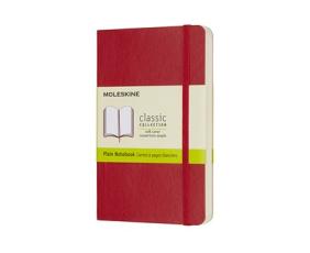 Moleskine Notebook Pocket Soft Cover - Röd - Olinjerad