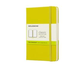 Moleskine Plain Classic Notebook Pocket - Gul