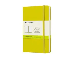 Moleskine Plain Classic Notebook Pocket - Gul