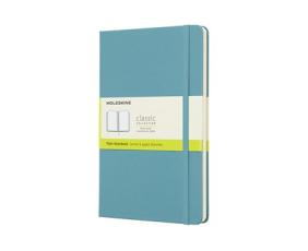 Moleskine Plain Classic Notebook Large - Reef Blue