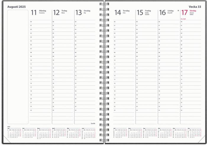 24 h kalender 2025