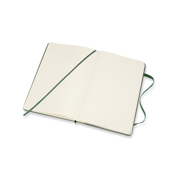 Moleskine Moleskine Classic Hard Large Plain Notebook Myrtle Green - Kalenderkungen.se