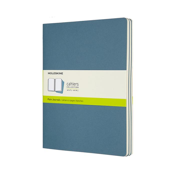 Moleskine Moleskine Cahier Journal Plain X-Large Brisk Blue - Kalenderkungen.se