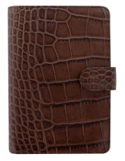 Filofax Classic Personal Croc Chestnut