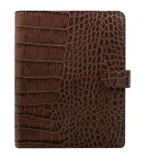 Filofax Classic Croc A5 Chestnut