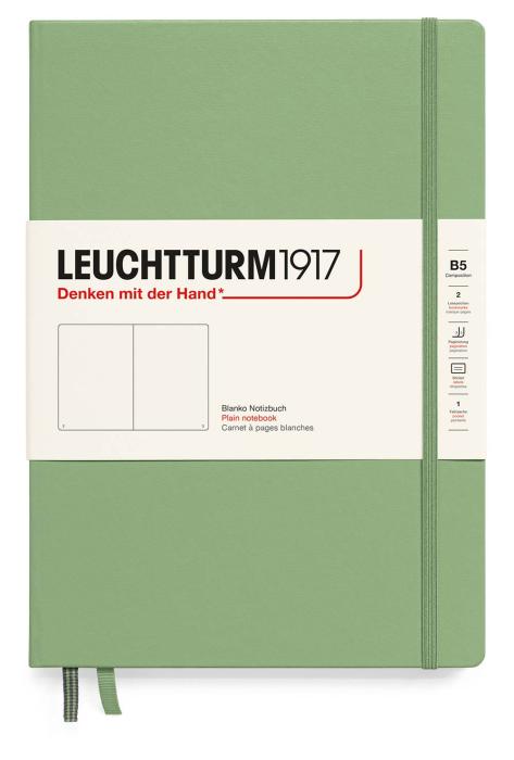 Leuchtturm Notebook B5 Hard 219s Sage Plain