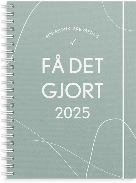 Kalender 2025 Få det gjort grön 