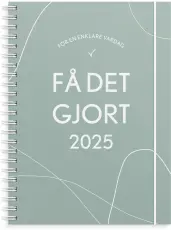 Kalender 2025 Få det gjort grön 