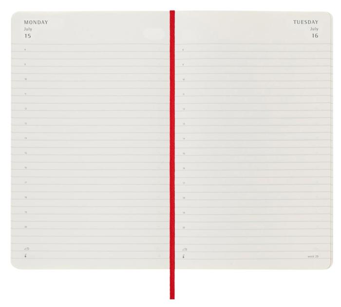 Moleskine Daily Red Soft Large 2024