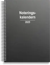 Kalender 2025 Noteringskalendern refill