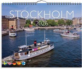 Väggkalender Stockholm 2026