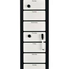 Veckoplaneringstavla Whiteboard 20x60cm