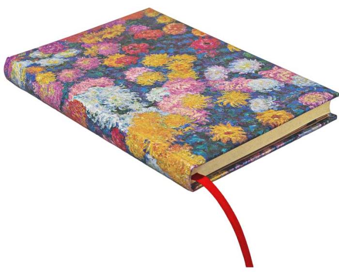 Paperblanks Notebook Midi Monet’s Chrysanthemums lined