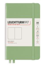 Leuchtturm A6 hard 185s Sage olinjerad