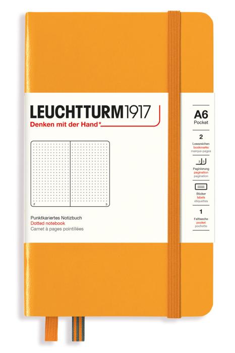 Leuchtturm A6 hard 185s Rising Sun Dotted 