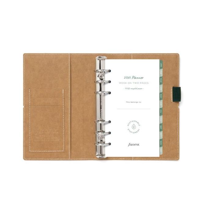 Filofax Eco Essential Personal Mörk Valnöt