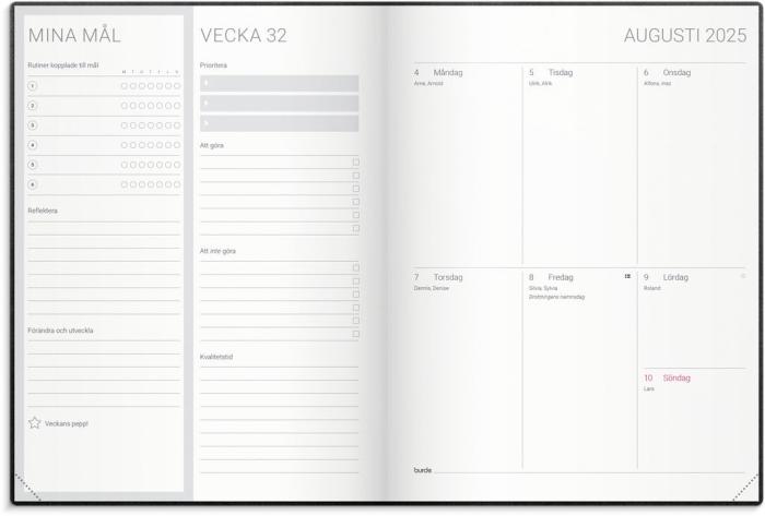 Kalender 2025 Goal Planner