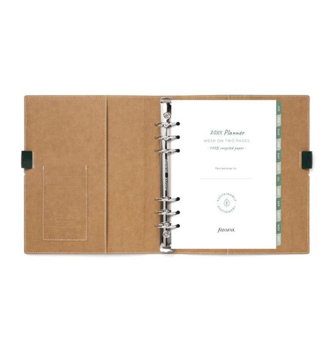 Filofax Eco Essential A5,Ebenholts 