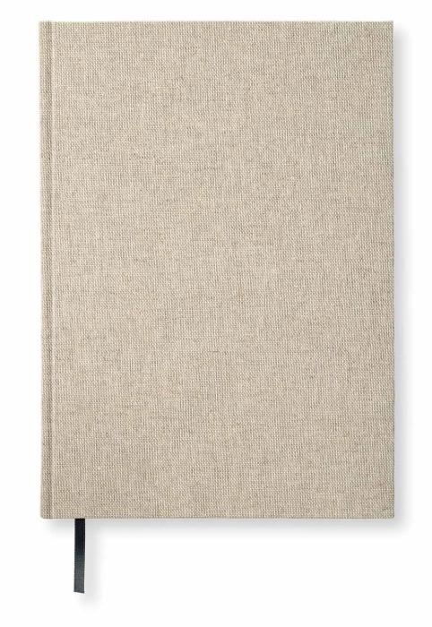 Olinjerad Blank Book A4 192 sidor Rough Linen