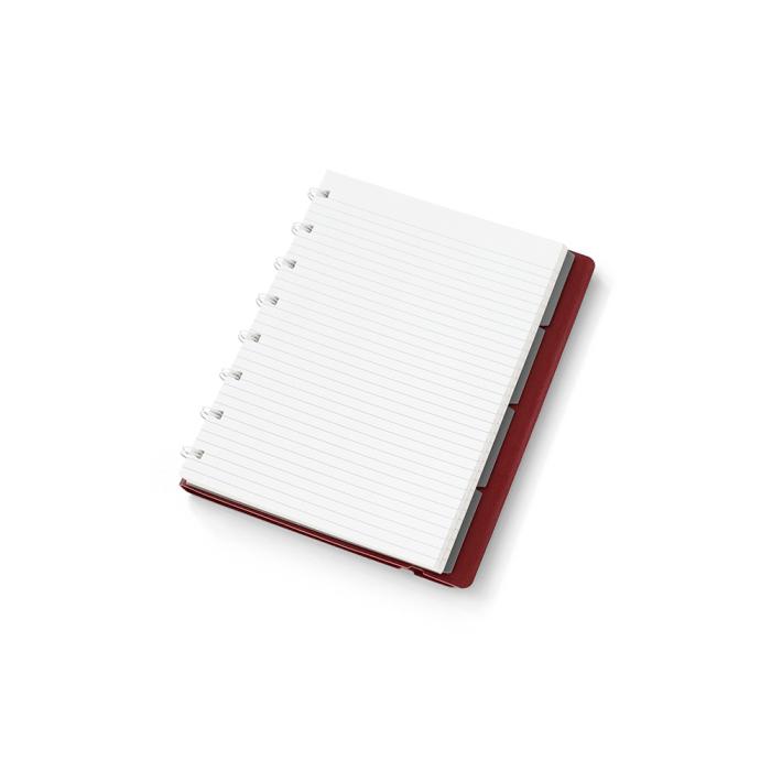 Filofax Notebook Burgundy linjerad