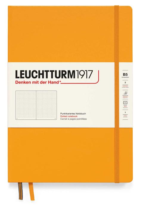 Leuchtturm Notebook B5 Hard 219s Rising Sun Dotted