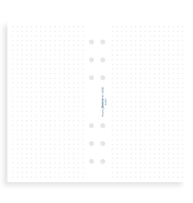 Filofax Personal Dotted Paper vita