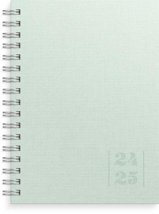 Kalender Senator A6 Textile grön 2024-2025