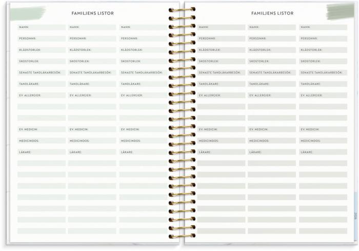 Kalender 2025 Life Organizer Family Planner