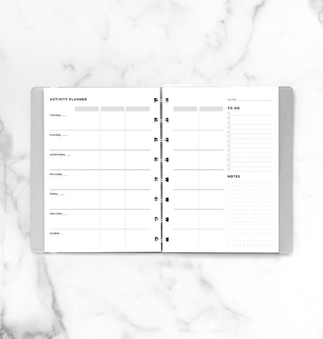 Filofax Activity Planner Notebook Refill - A5