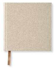 Olinjerad Blank Book 185x185 Rough Linen