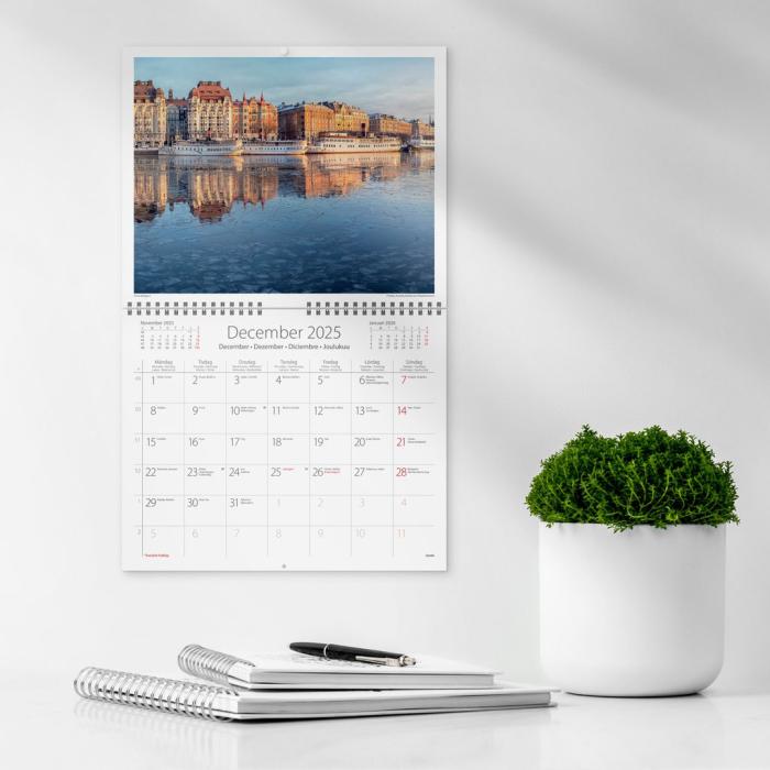 Väggkalender Stockholm 2025