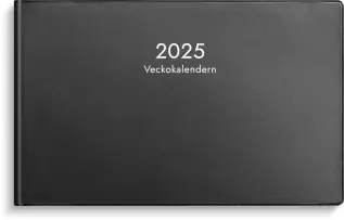 Veckokalendern svart plast 2025