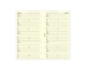 Filofax Personal Adresses beige 24-pack