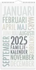 Familjekalender TrendArt 2025