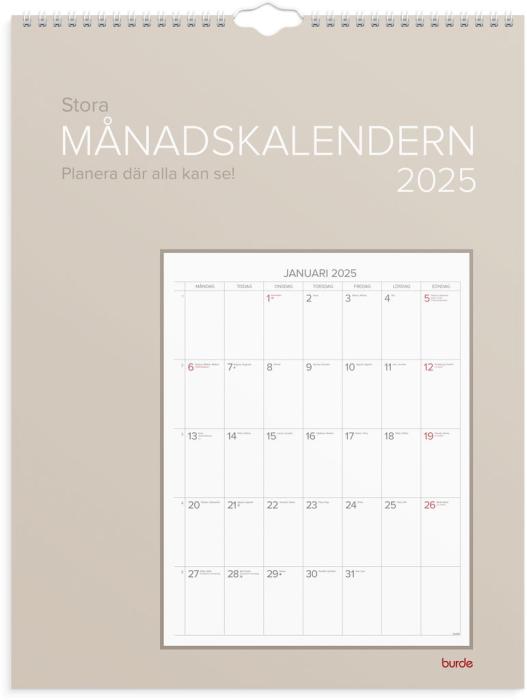 Stora Månadskalendern 2025