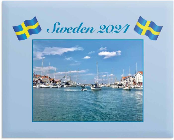 Väggkalender Sweden med kuvert 2024