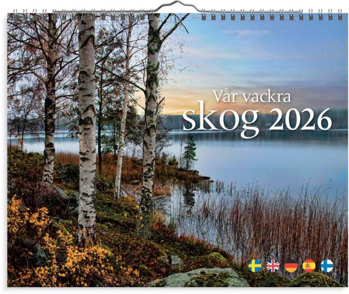 Väggkalender Vår vackra skog 2026