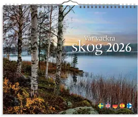 Väggkalender Vår vackra skog 2026