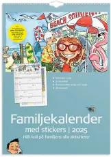 Familjekalender Stickers 2025