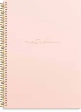 Linjerad Notebook A4 Pink 