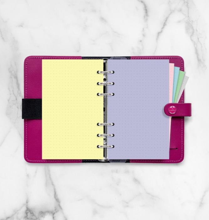 Filofax Personal Dotted Paper pastel